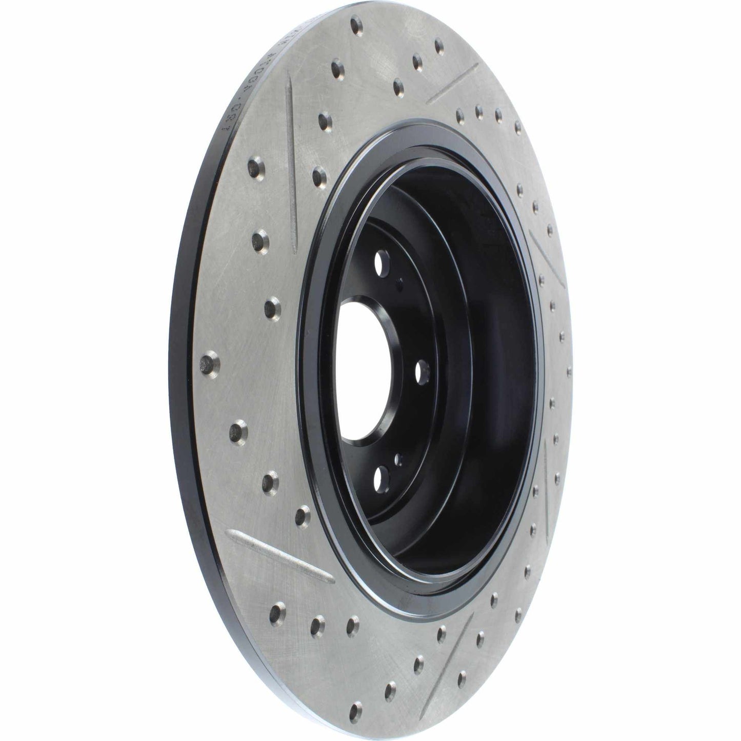StopTech Sport Drilled/Slotted Brake Rotor; Rear Left