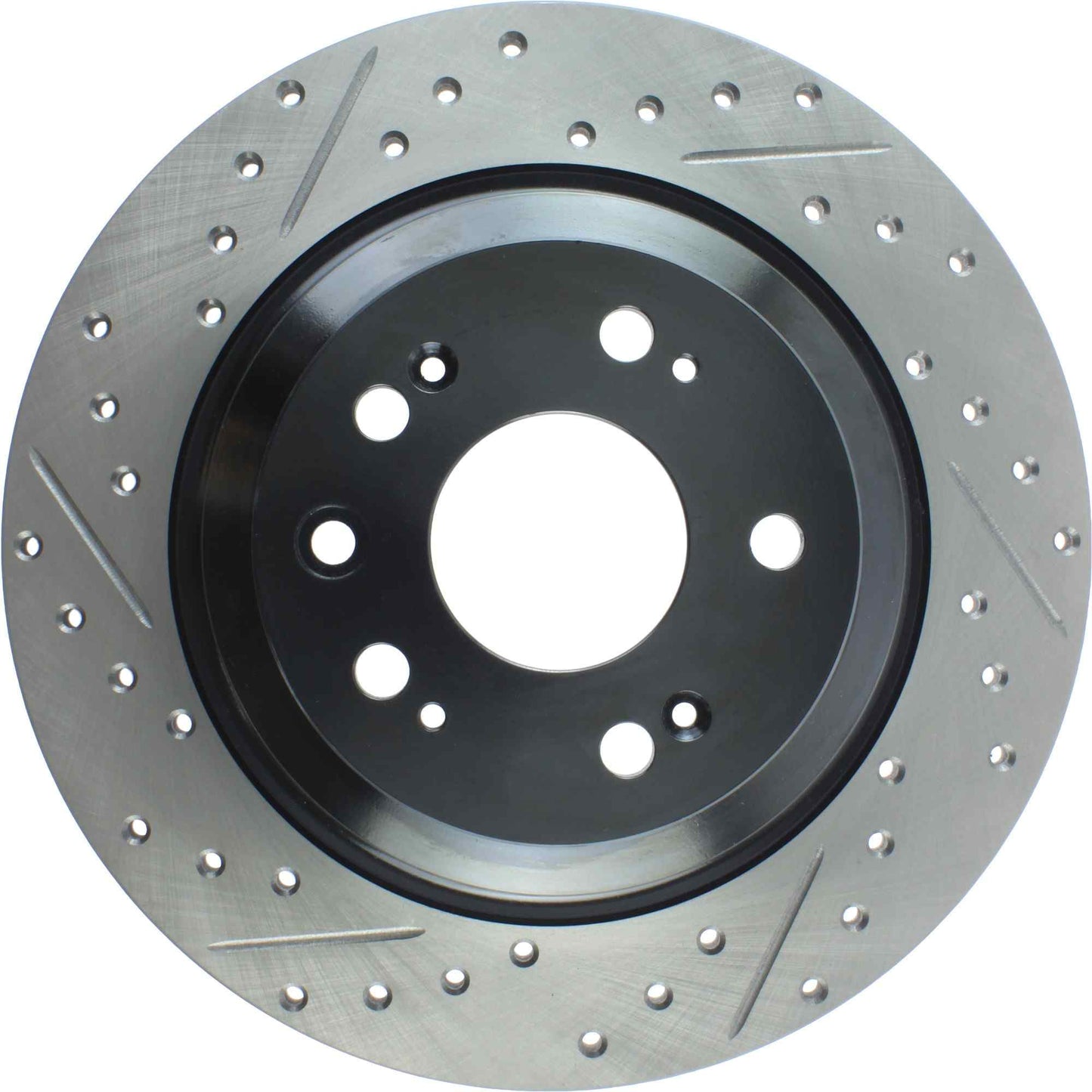 StopTech Sport Drilled/Slotted Brake Rotor; Rear Right