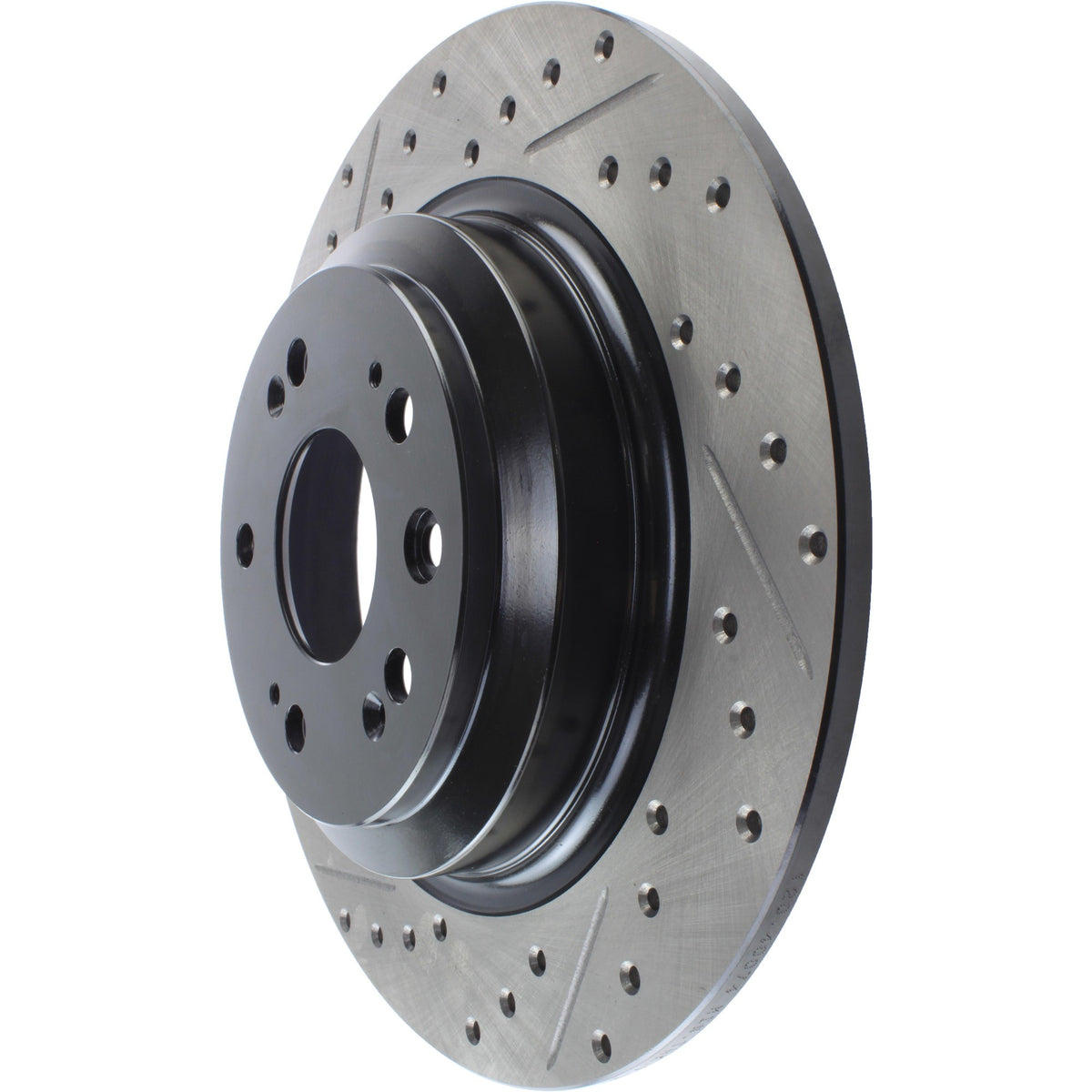 StopTech Sport Drilled/Slotted Brake Rotor; Rear Right