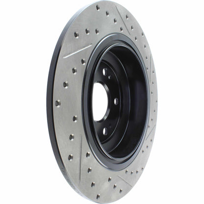 StopTech Sport Drilled/Slotted Brake Rotor; Rear Right