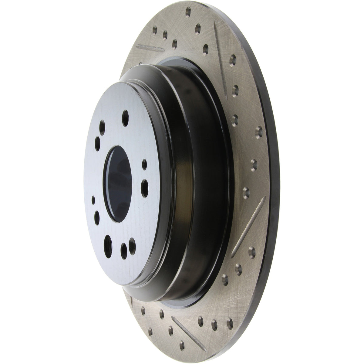 StopTech Sport Drilled/Slotted Brake Rotor; Rear Left