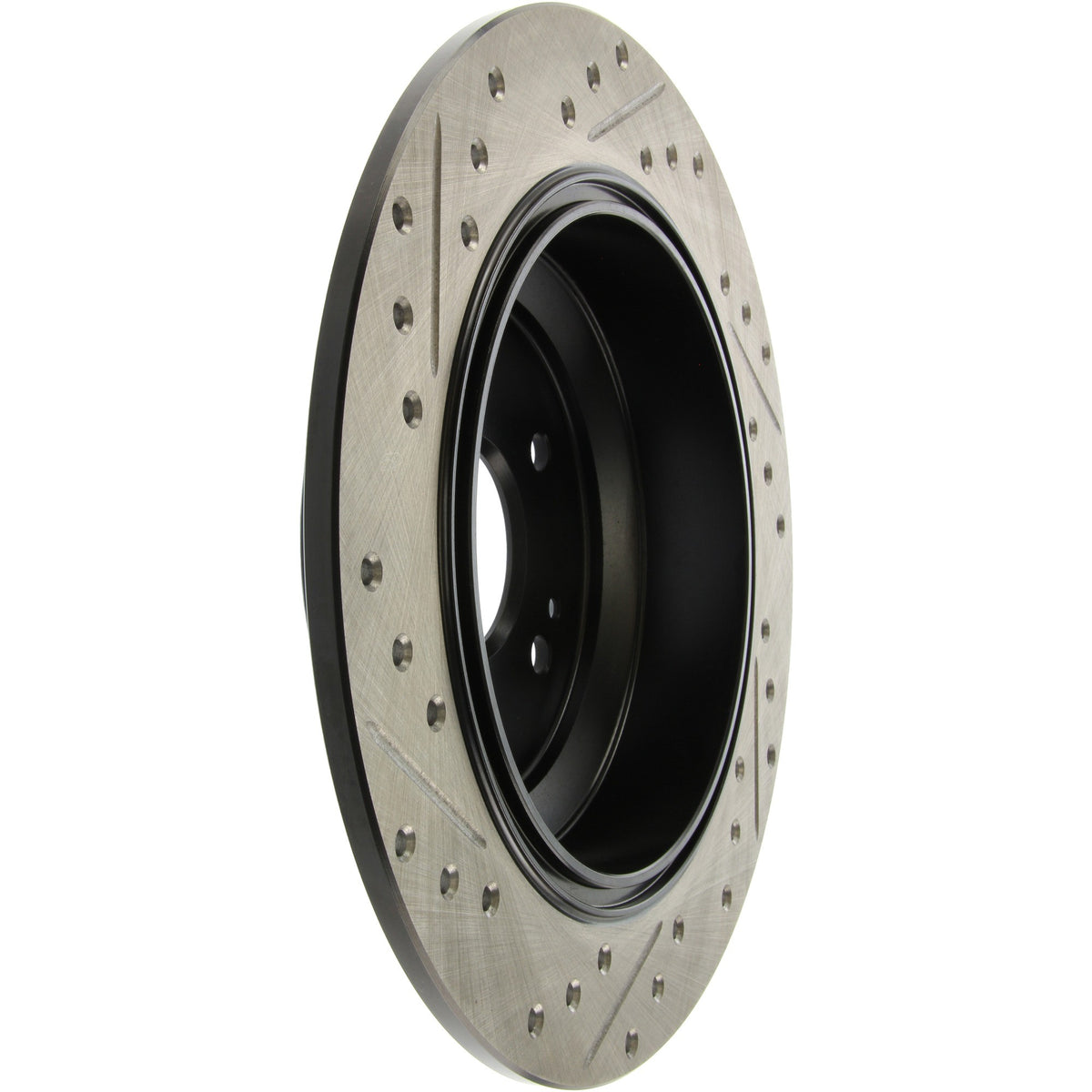 StopTech Sport Drilled/Slotted Brake Rotor; Rear Left