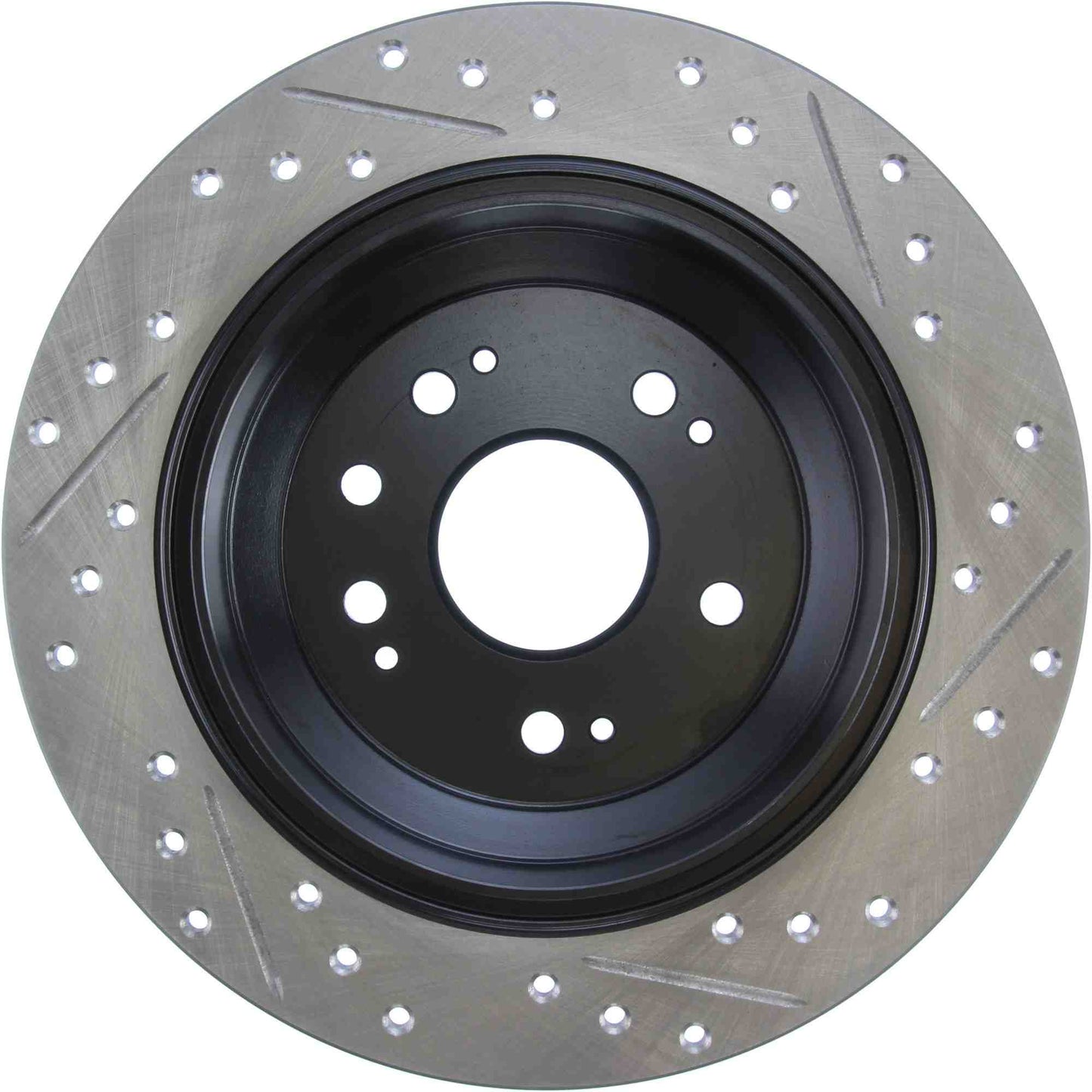 StopTech Sport Drilled/Slotted Brake Rotor; Rear Right