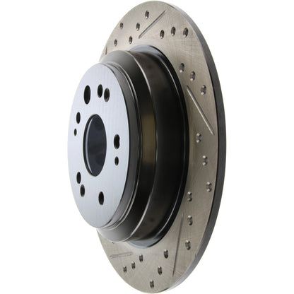 StopTech Sport Drilled/Slotted Brake Rotor; Rear Right