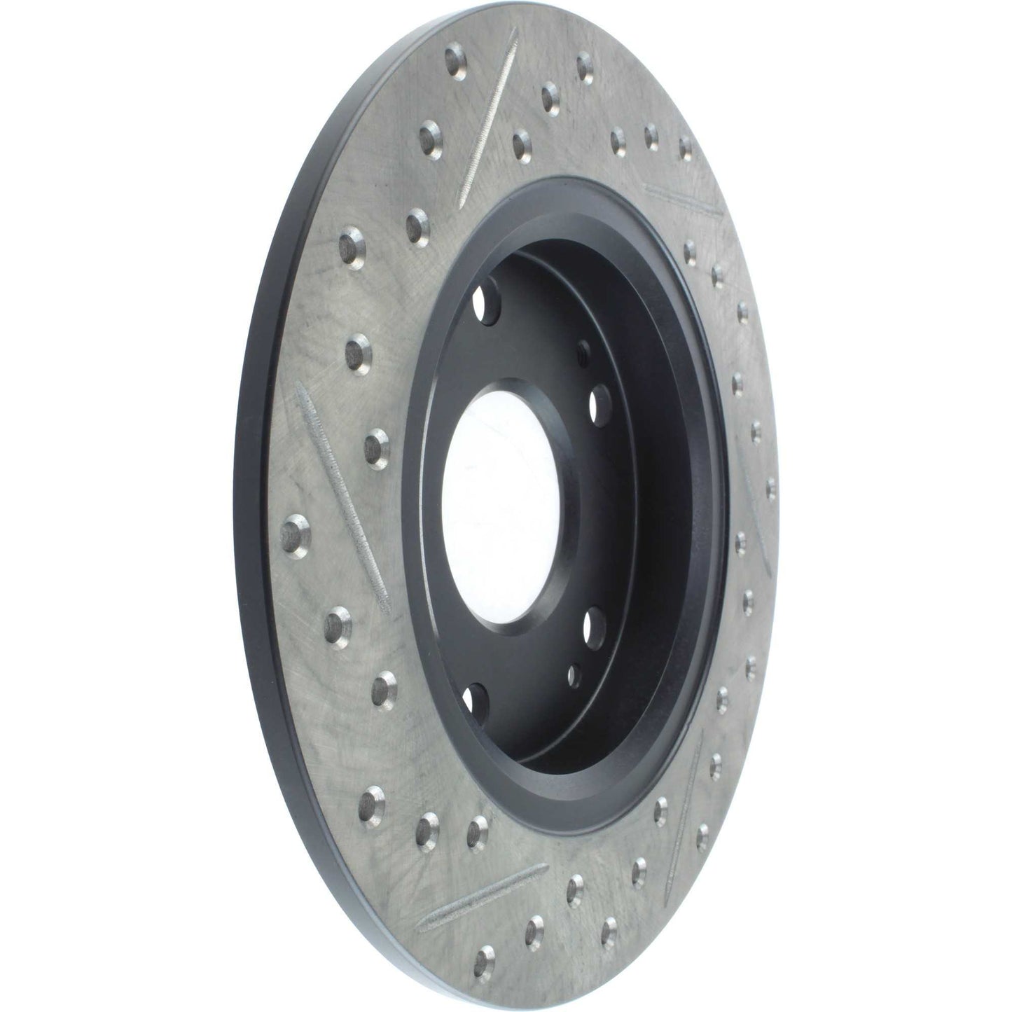 StopTech Sport Drilled/Slotted Brake Rotor; Rear Left