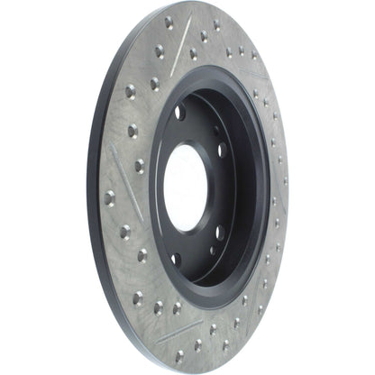 StopTech Sport Drilled/Slotted Brake Rotor; Rear Left