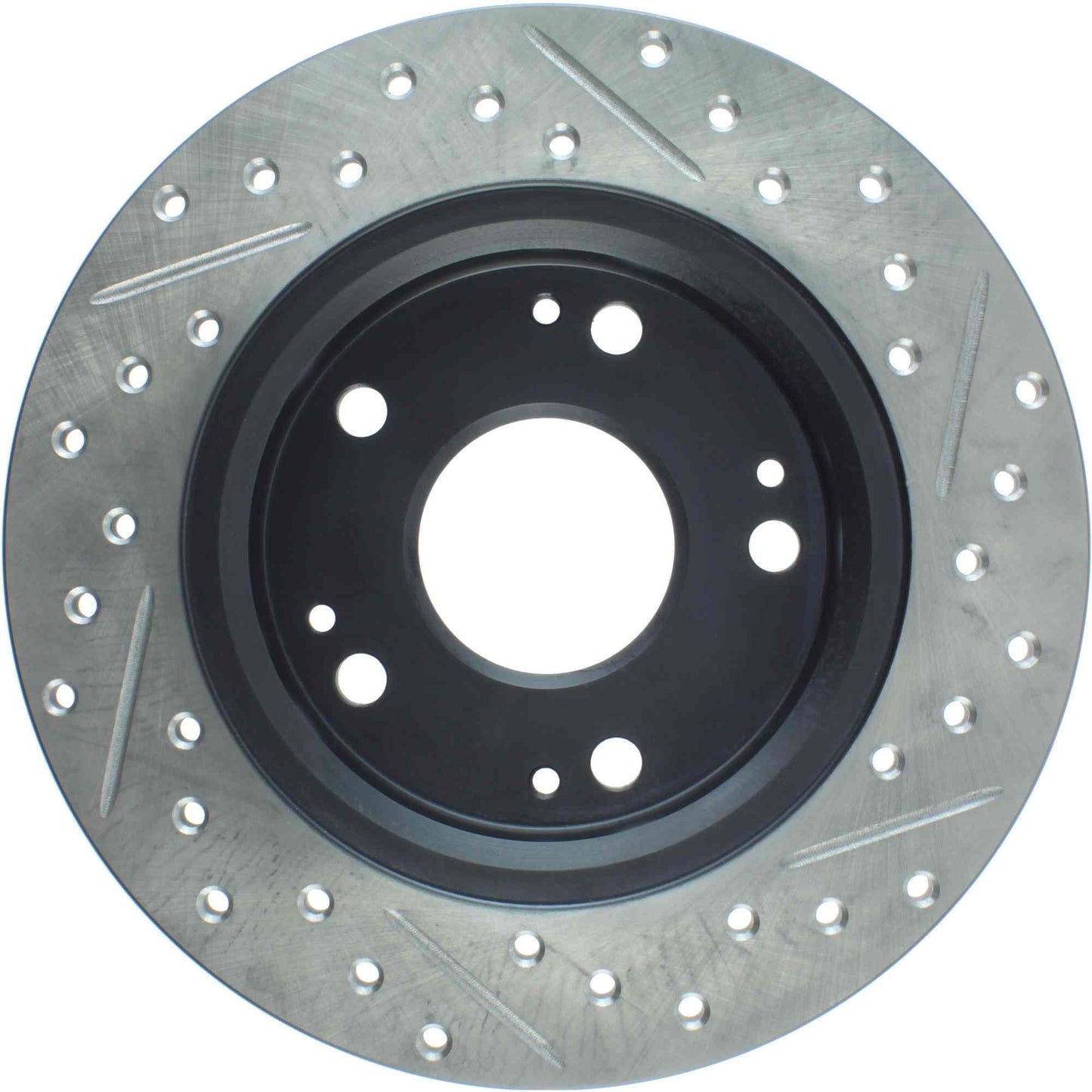 StopTech Sport Drilled/Slotted Brake Rotor; Rear Right