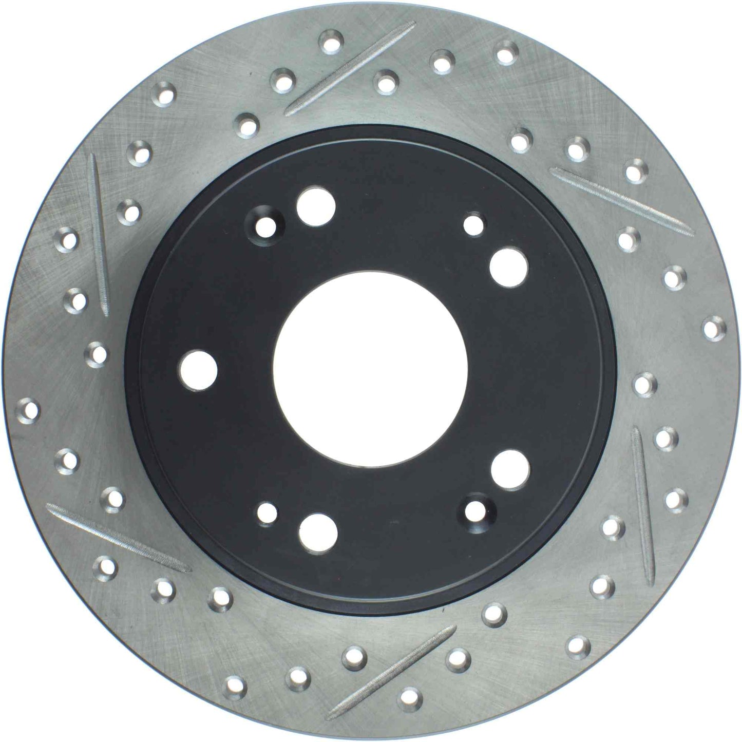 StopTech Sport Drilled/Slotted Brake Rotor; Rear Right