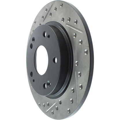 StopTech Sport Drilled/Slotted Brake Rotor; Rear Right