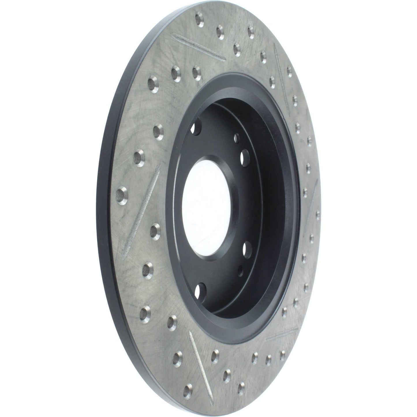 StopTech Sport Drilled/Slotted Brake Rotor; Rear Right