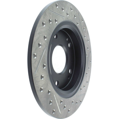StopTech Sport Drilled/Slotted Brake Rotor; Rear Right