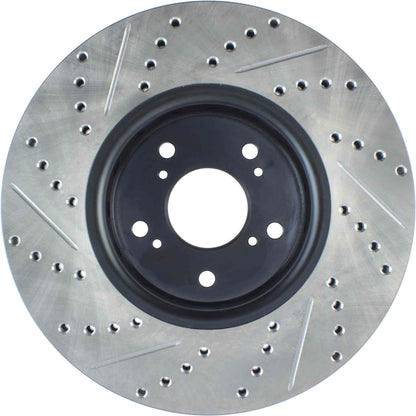 StopTech Slotted & Drilled Cryo Sport Brake Rotor 127.40080CL
