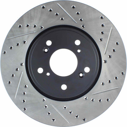 StopTech Slotted & Drilled Cryo Sport Brake Rotor 127.40080CL