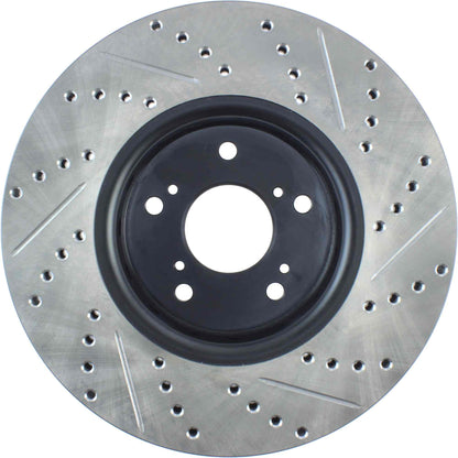 StopTech Slotted & Drilled Cryo Sport Brake Rotor 127.40080CR