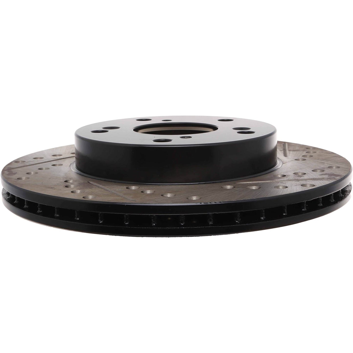 StopTech Sport Drilled/Slotted Brake Rotor; Front Left