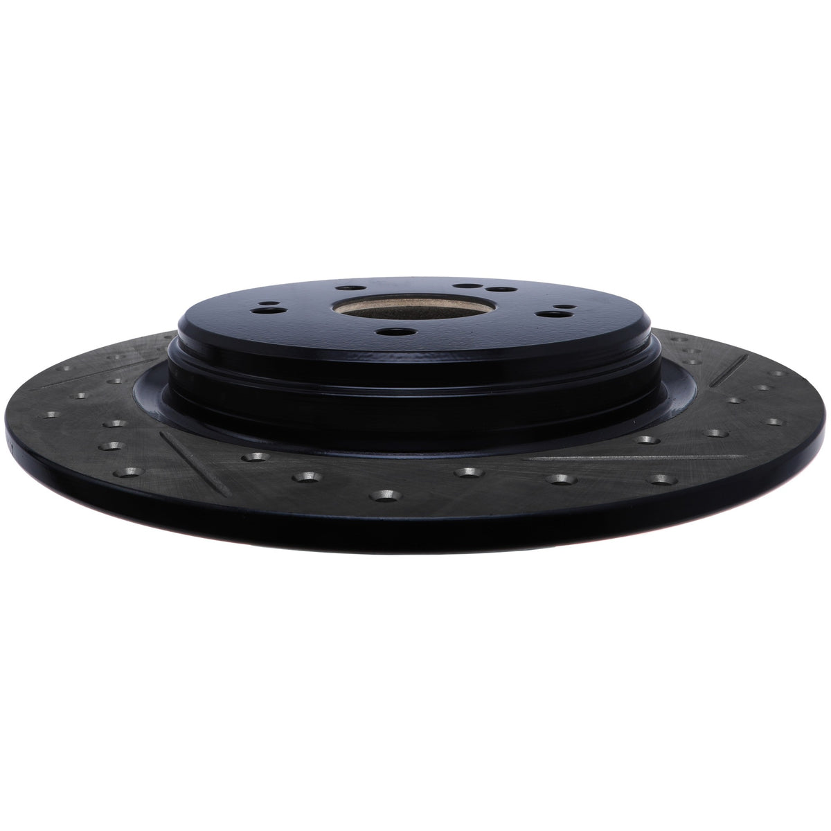 StopTech Sport Drilled/Slotted Brake Rotor; Rear Left