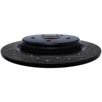 StopTech Sport Drilled/Slotted Brake Rotor; Rear Left