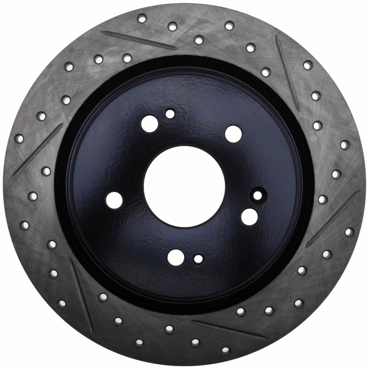 StopTech Sport Drilled/Slotted Brake Rotor; Rear Left