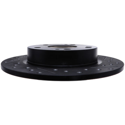 StopTech 16-18 Honda Civic EX/LX Sedan Slotted & Drilled Rear Left Rotor 127.40089L