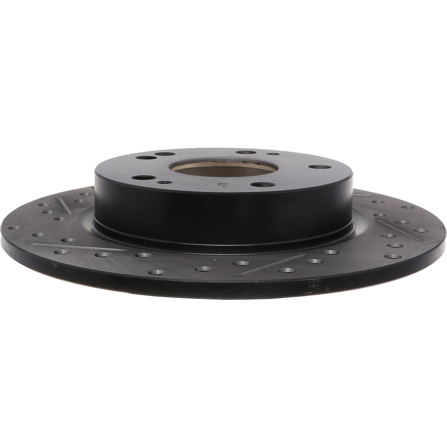 StopTech 16-18 Honda Civic Sport Slotted & Drilled Rear Left Rotor 127.40089R