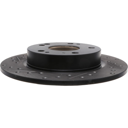 StopTech 16-18 Honda Civic Sport Slotted & Drilled Rear Left Rotor 127.40089R