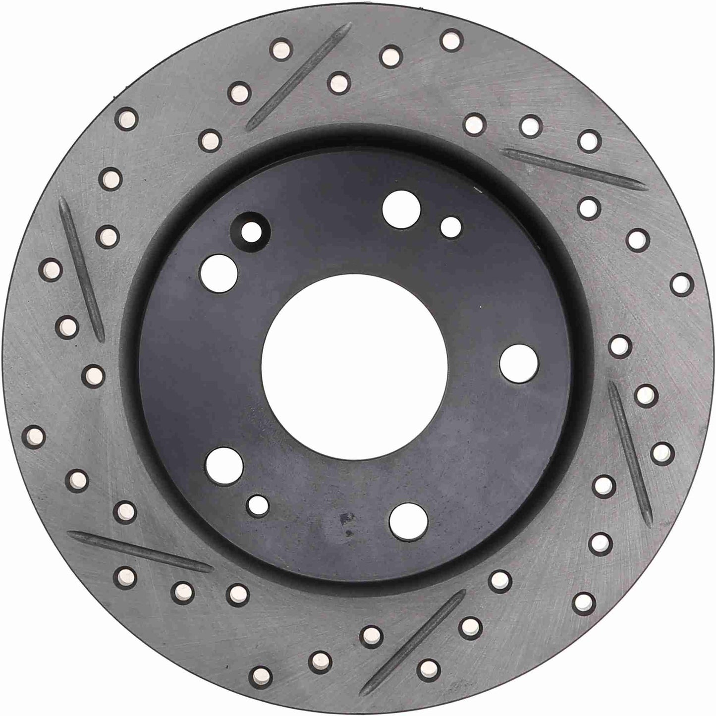 StopTech 16-18 Honda Civic Sport Slotted & Drilled Rear Left Rotor 127.40089R