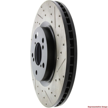 StopTech Sport Drilled & Slotted Brake Rotor Front Left 127.40092L