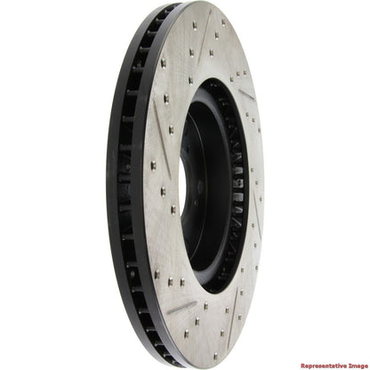 StopTech Sport Drilled & Slotted Brake Rotor Front Left 127.40092L