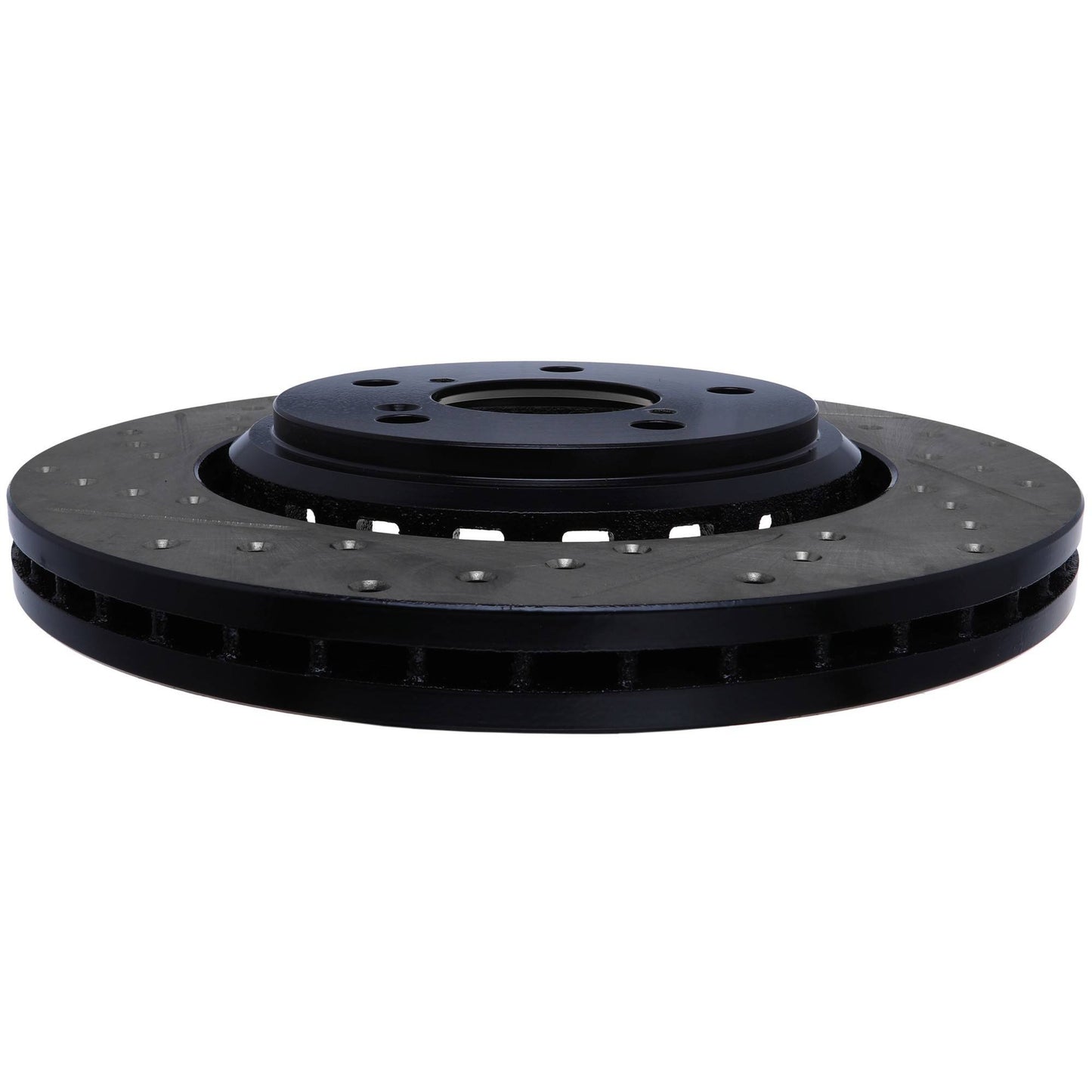 StopTech Sport Drilled/Slotted Brake Rotor; Front Right