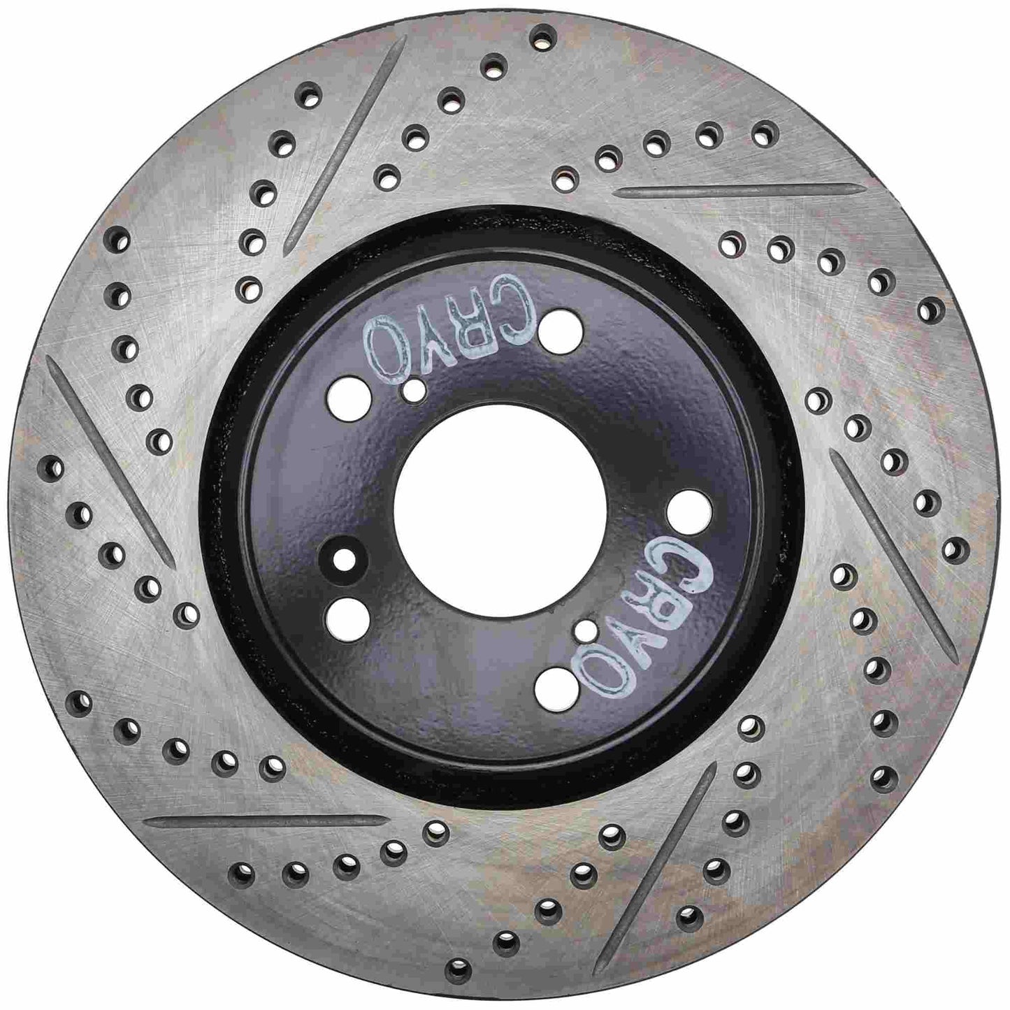 StopTech  Sport Cryo Drilled/Slotted Brake Rotor; Rear Right