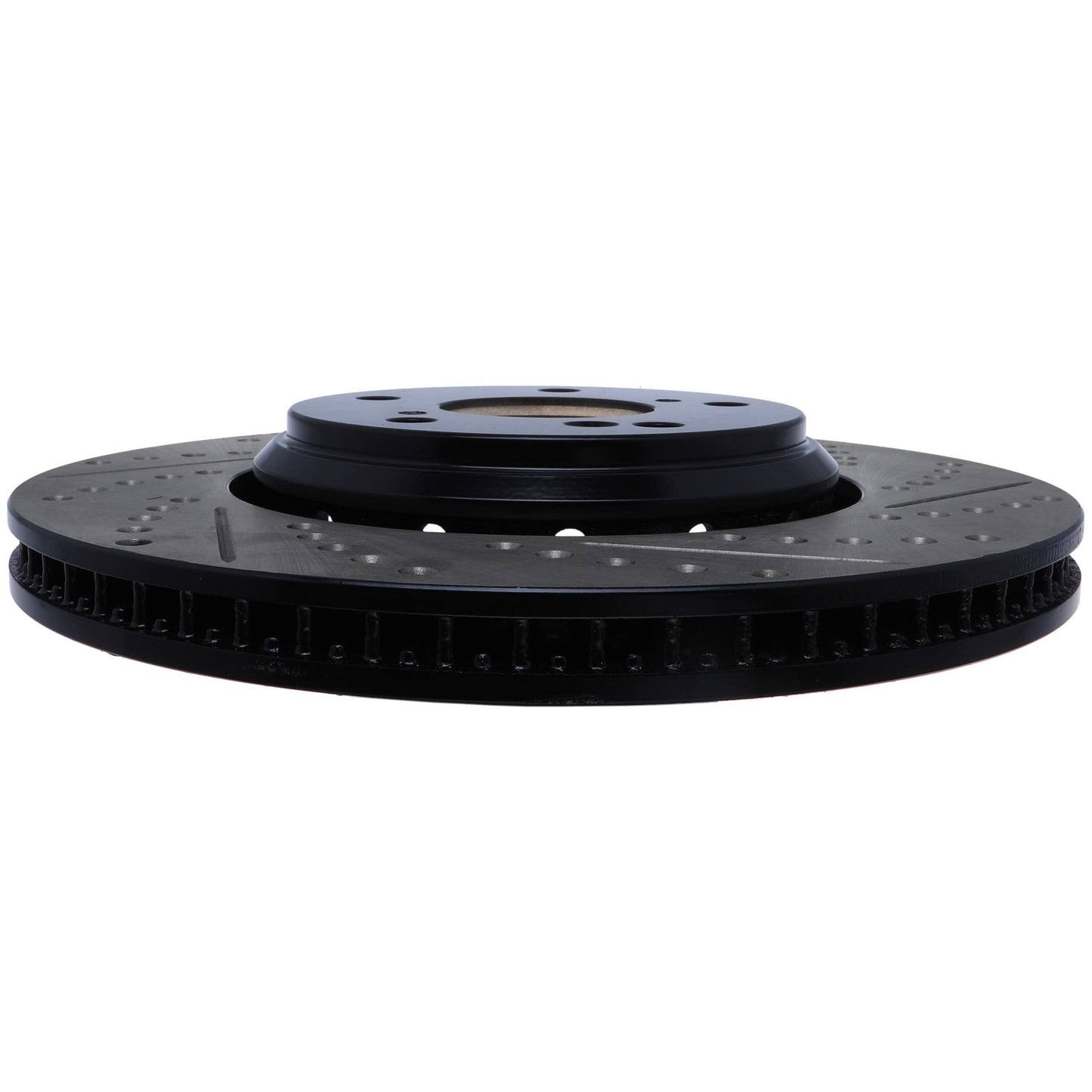 StopTech 2017-2019 Acura ILX Slotted & Drilled Front Left Rotor 127.40094L