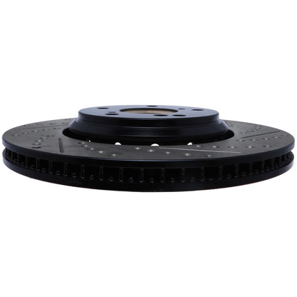 StopTech 2017-2019 Acura ILX Slotted & Drilled Front Left Rotor 127.40094L