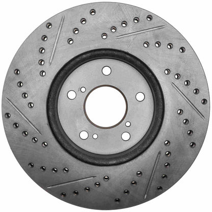 StopTech 2017 Honda CR-V Sport Drilled & Slotted Rotor - Left Front 127.40096L