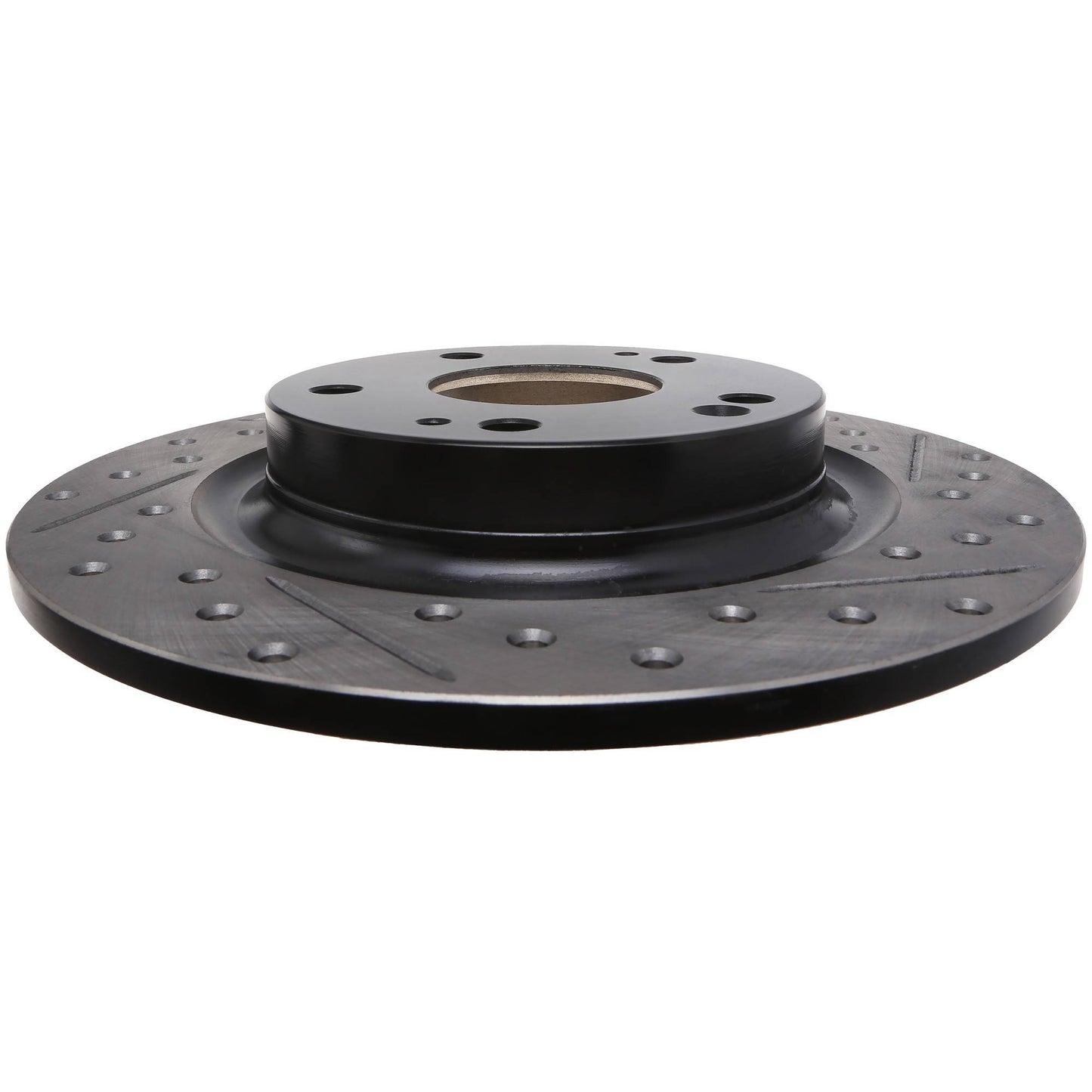 StopTech 17-20 Honda Civic Sport Drilled & Slotted Rotor - Left Rear 127.40097L