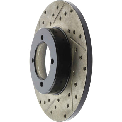 StopTech 75-78 Datsun 280Z SportStop Slotted & Drilled Front Right Cryo Rotor 127.42004CR