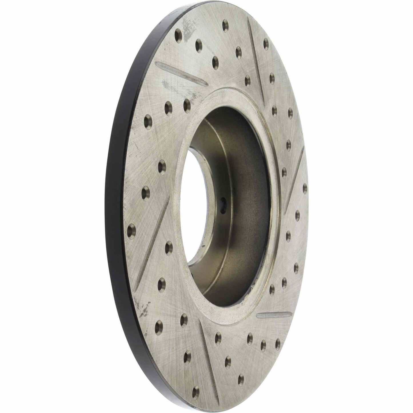 StopTech 75-78 Datsun 280Z SportStop Slotted & Drilled Front Right Cryo Rotor 127.42004CR