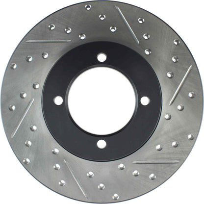 StopTech Sport Drilled & Slotted Brake Rotor Front Left 127.42011L