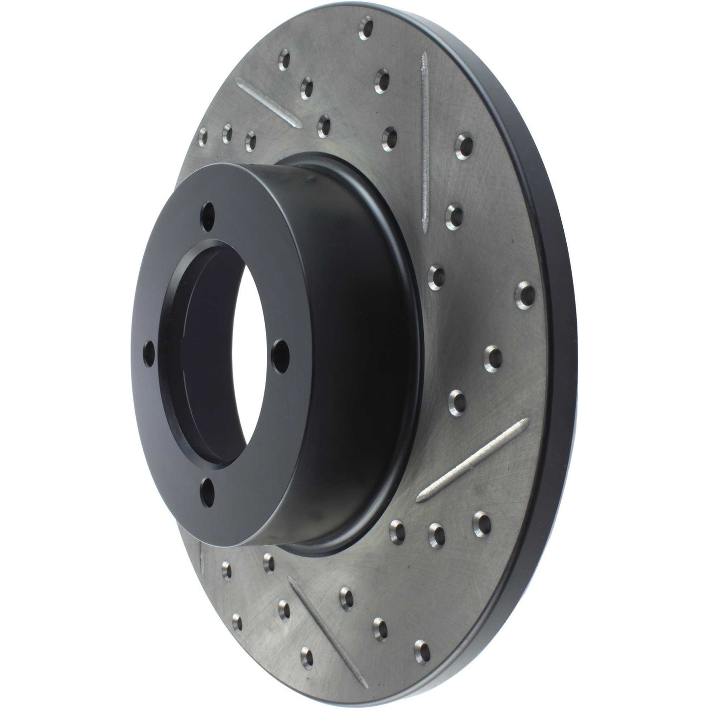 StopTech Sport Drilled/Slotted Brake Rotor; Front Left