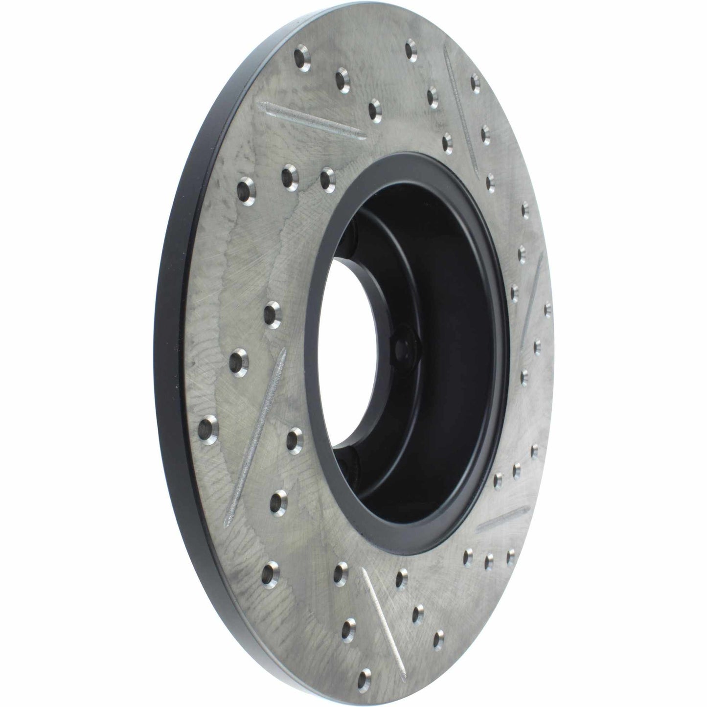StopTech Sport Drilled/Slotted Brake Rotor; Front Right