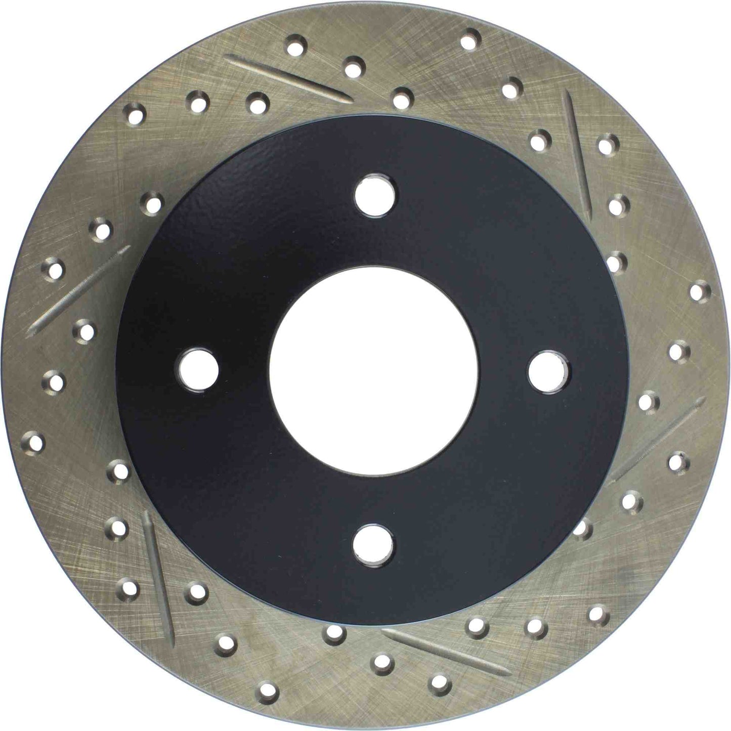 StopTech Nissan 81 280ZX SportStop Slotted & Drilled Left Rear Rotor 127.42014L