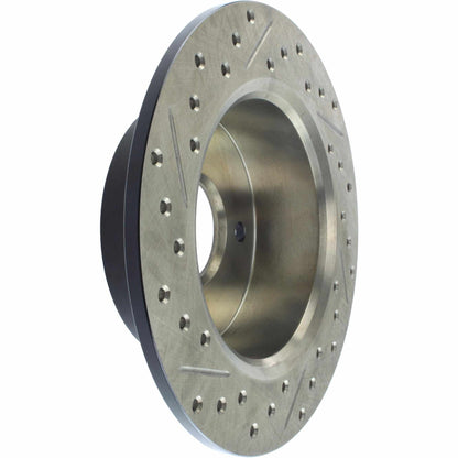 StopTech Nissan 81 280ZX SportStop Slotted & Drilled Left Rear Rotor 127.42014L