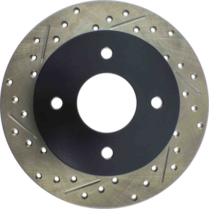 StopTech 79-81 Nissan 280ZX Sport Slotted & Drilled Rear Right Rotor 127.42014R