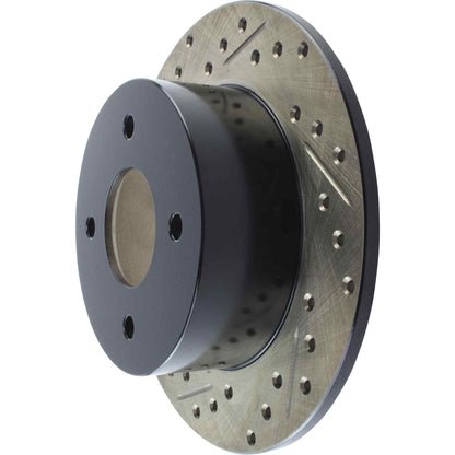 StopTech 79-81 Nissan 280ZX Sport Slotted & Drilled Rear Right Rotor 127.42014R