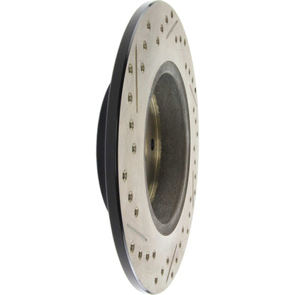 StopTech Sport Drilled/Slotted Brake Rotor; Rear Left