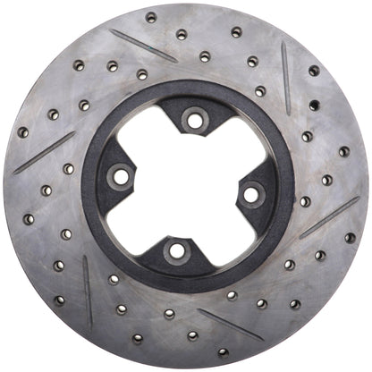 StopTech Power Slot 84-85 Nissan 300ZX Slotted & Drilled Right Front Rotor 127.42034R