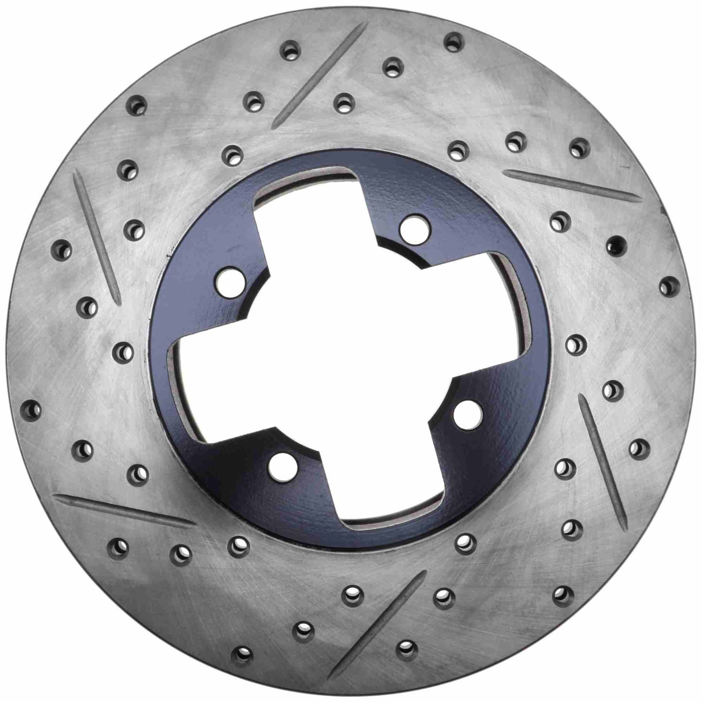 StopTech Power Slot 84-85 Nissan 300ZX Slotted & Drilled Right Front Rotor 127.42034R