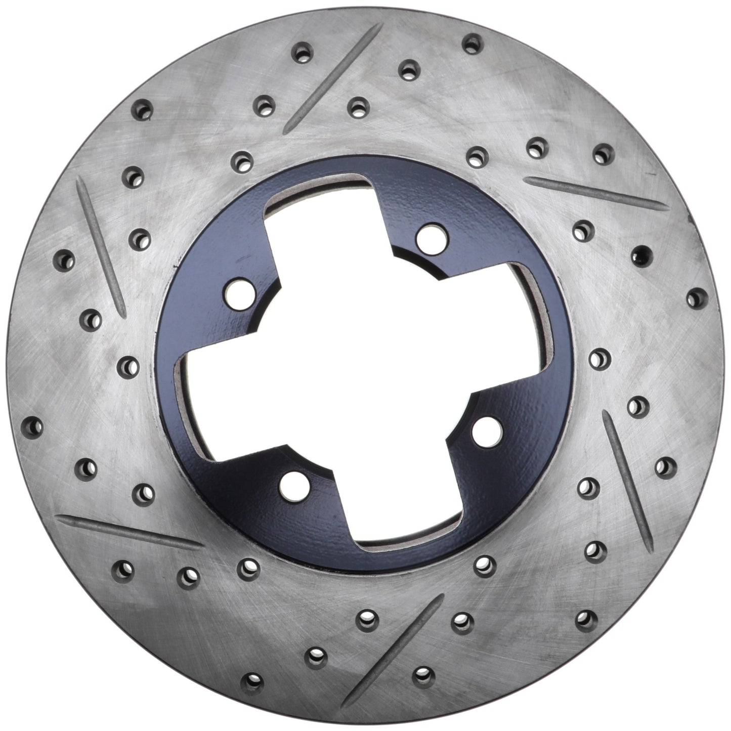StopTech Power Slot 84-85 Nissan 300ZX Slotted & Drilled Right Front Rotor 127.42034R