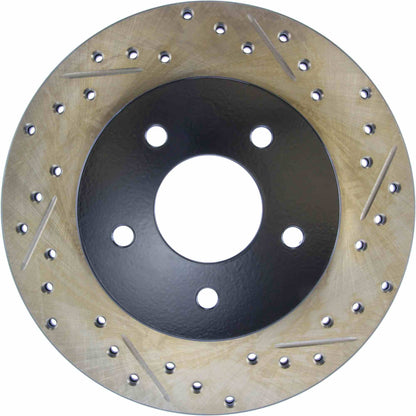 StopTech Sport Drilled & Slotted Rotor- Rear Left 127.42037L