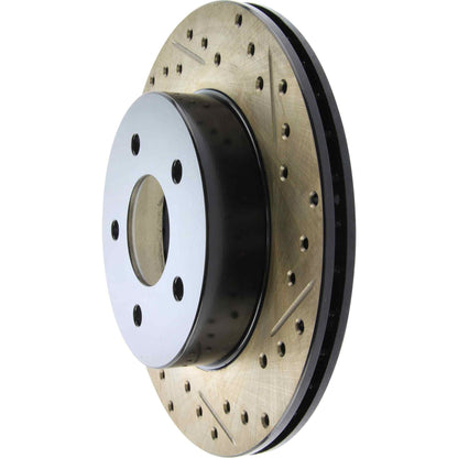 StopTech Sport Drilled & Slotted Rotor- Rear Left 127.42037L