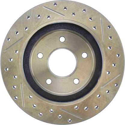 StopTech Sport Drilled & Slotted Rotor- Rear Right 127.42037R
